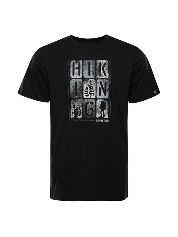 ALPINE PRO Muška brzosušeća majica s cool dry ALPINE PRO BOLEN 2 crna verzija pa