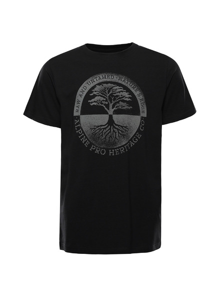 ALPINE PRO Muška pamučna majica ALPINE PRO DORG black varijanta pa