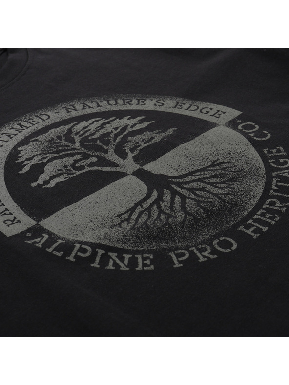 ALPINE PRO Muška pamučna majica ALPINE PRO DORG black varijanta pa