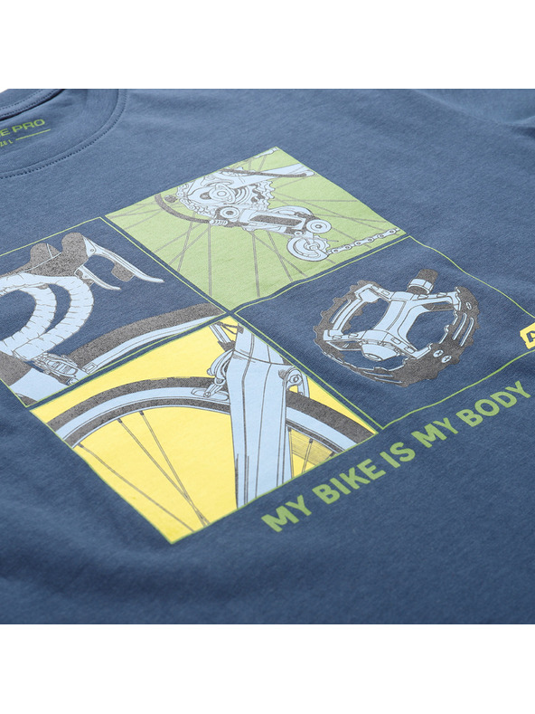 ALPINE PRO Muška majica od organske pamuke ALPINE PRO TERMES 3 blue wing teal varijanta pa