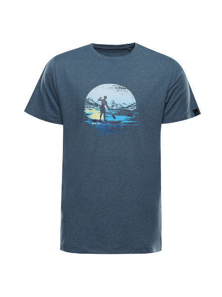 ALPINE PRO Muška majica od materijala koji se ne gužva ALPINE PRO GORAF 2 dk.metal blue varijanta pa