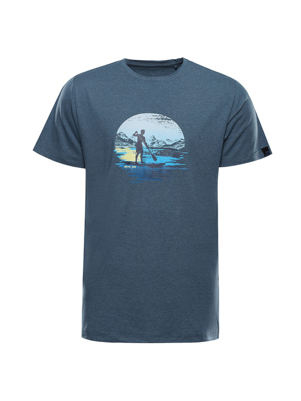 ALPINE PRO Muška majica od materijala koji se ne gužva ALPINE PRO GORAF 2 dk.metal blue varijanta pa