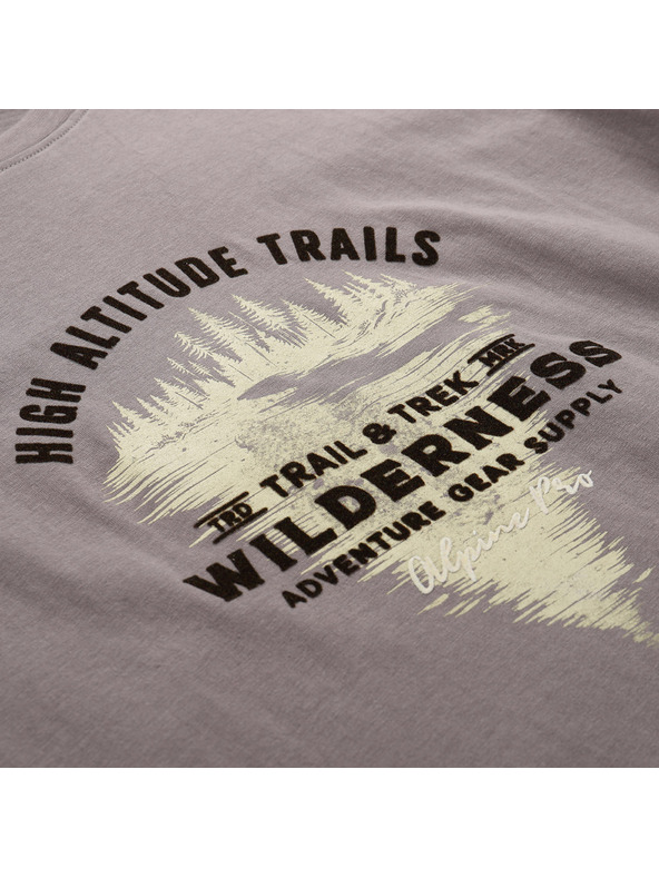 ALPINE PRO Muška pamučna majica ALPINE PRO DOMEN driftwood varijanta pc