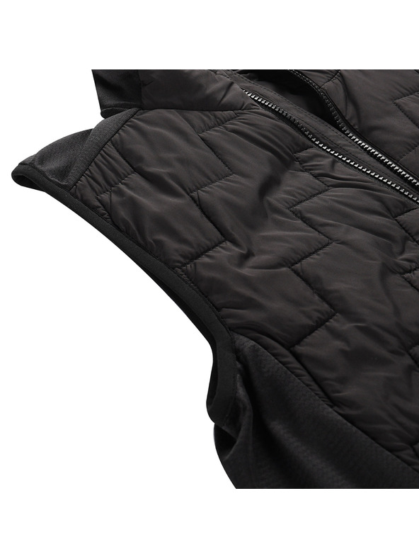 ALPINE PRO Muška tople prsluk s merino punjenjem ALPINE PRO NERC black