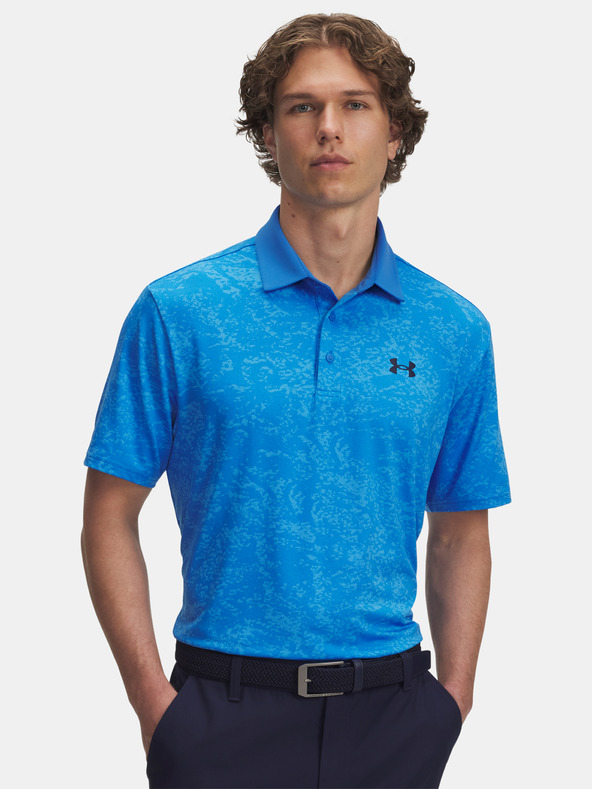 Under Armour Muška majica Under Armour UA Playoff 3.0 Printed Polo-BLU
