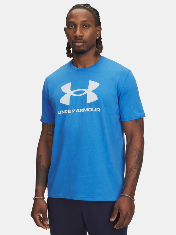 Under Armour Muška majica Under Armour UA SPORTSTYLE LOGO UPDATE SS-BLU