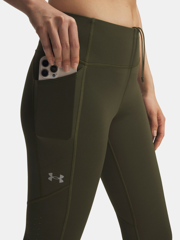 Under Armour Ženske tajice Under Armour UA Launch Ankle Tights-GRN