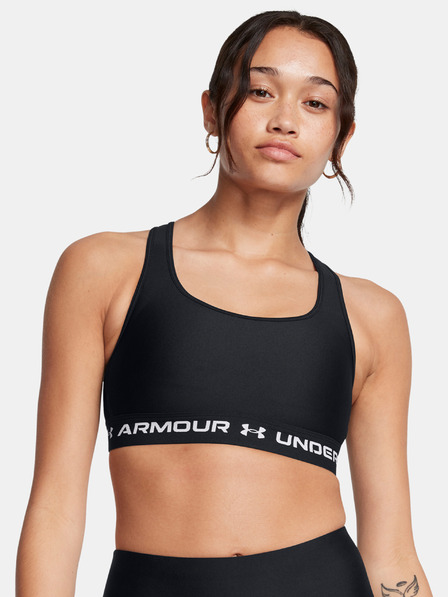 Under Armour Ženski grudnjak Under Armour Crossback Mid Bra-BLK