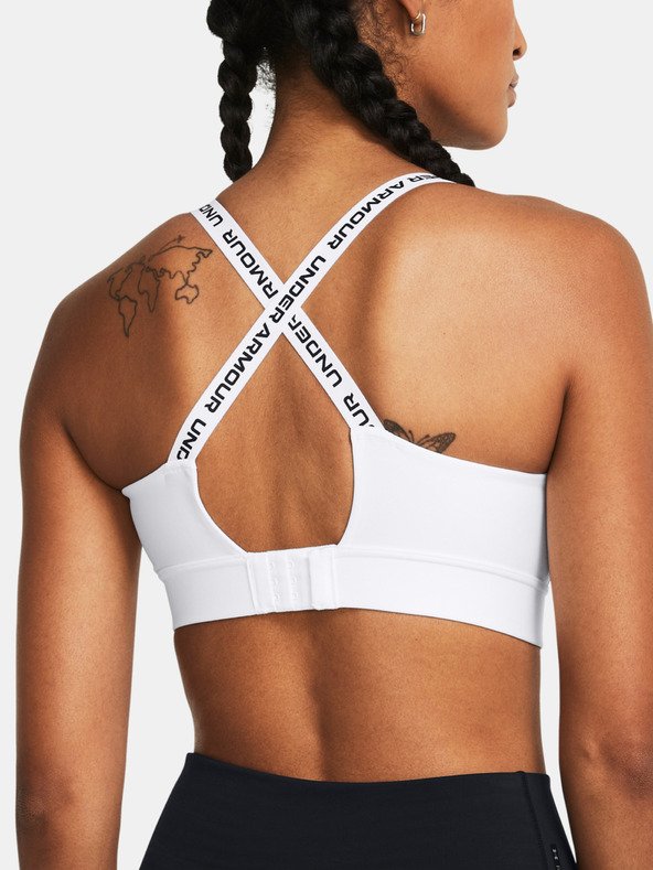 Under Armour Ženski grudnjak Under Armour UA Infinity Mid 2.0 Bra-WHT