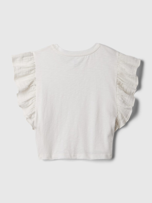 GAP Baby crop top s volanima GAP
