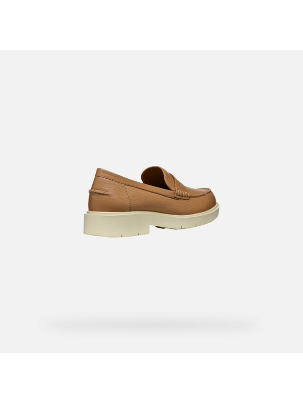 Geox Bež ženske mokasine Geox Spherica EC1