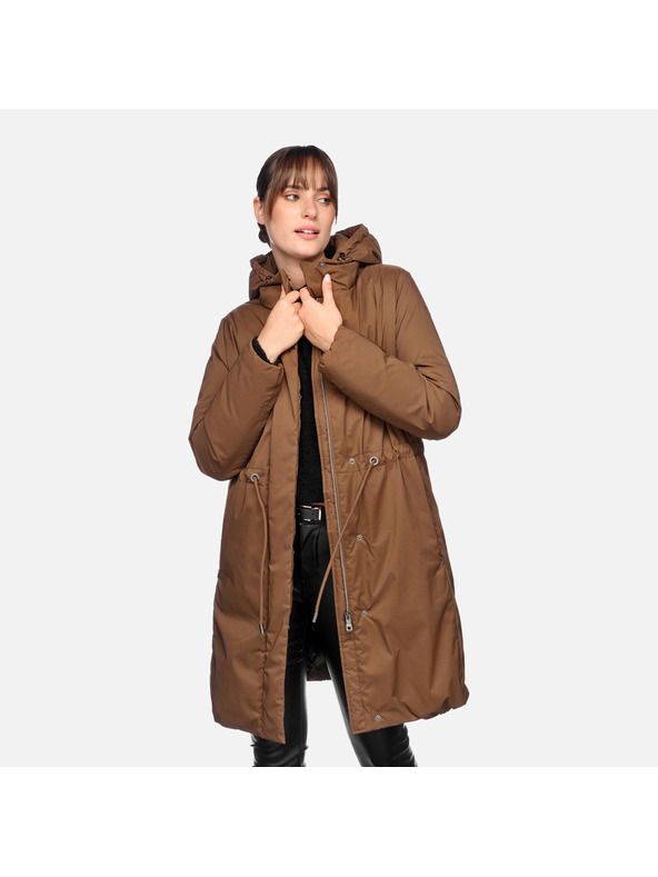 Geox Smeđi ženski kaput Geox Eleana