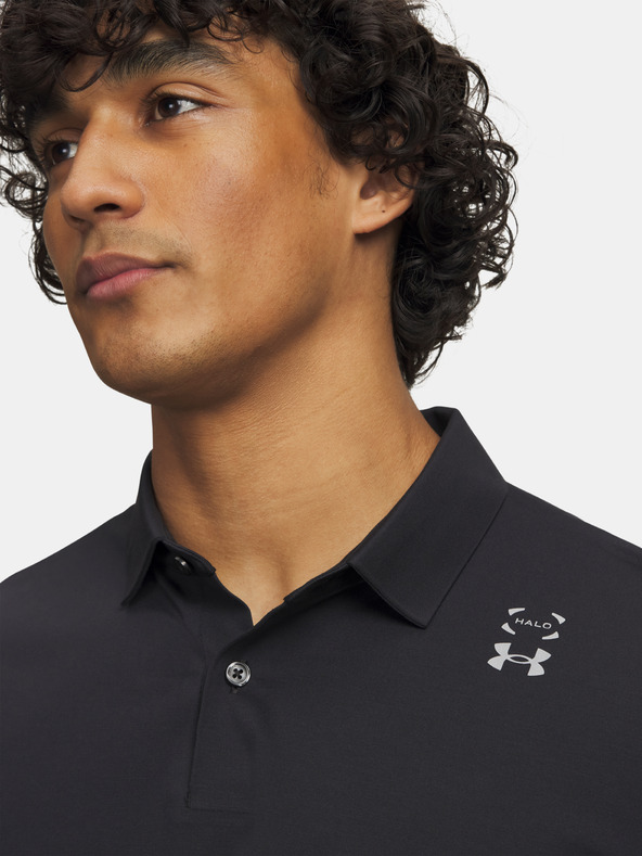 Under Armour Muška majica Under Armour UA Halo Bonded Polo-BLK