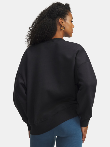 Under Armour Ženska majica Under Armour Rival Flc OS Varsity Crew-BLK