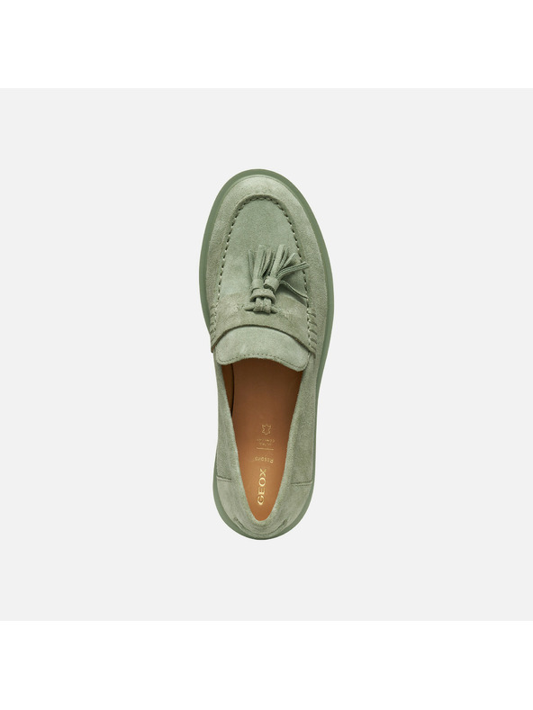 Geox Zelene ženske mokasine Geox Spherica EC1 B