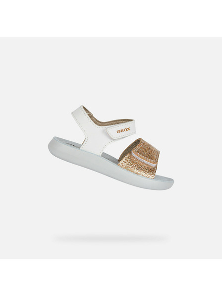 Geox Bijele djevojačke sandale Geox Sandal Lightfloppy
