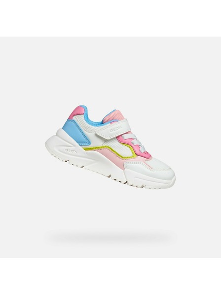 Geox Bijele djevojčinske tenisice Geox Loftus