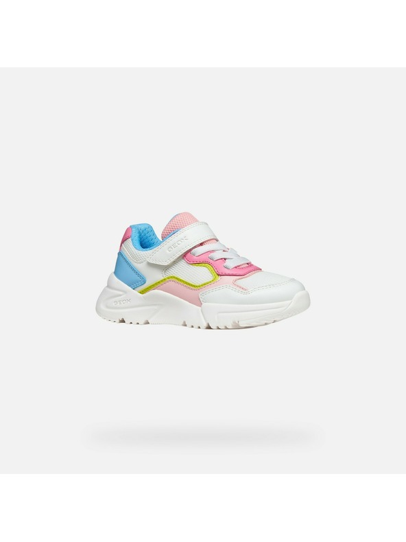 Geox Bijele djevojčinske tenisice Geox Loftus