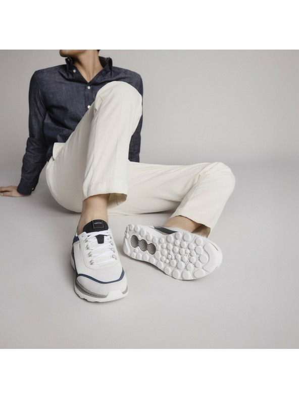 Geox Bijele muške tenisice Geox Spherica Actif X1