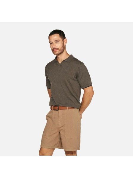 Geox Khaki muško polo majica Geox Knit