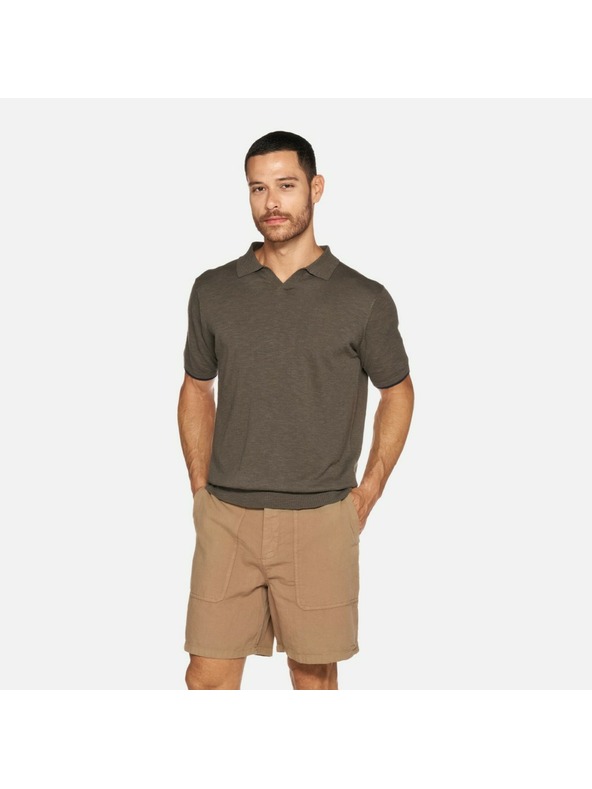 Geox Khaki muško polo majica Geox Knit