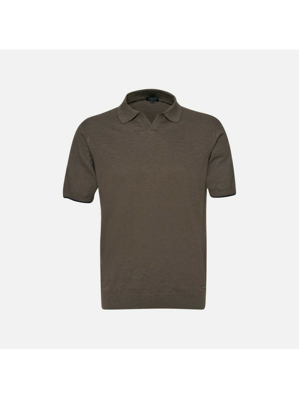 Geox Khaki muško polo majica Geox Knit