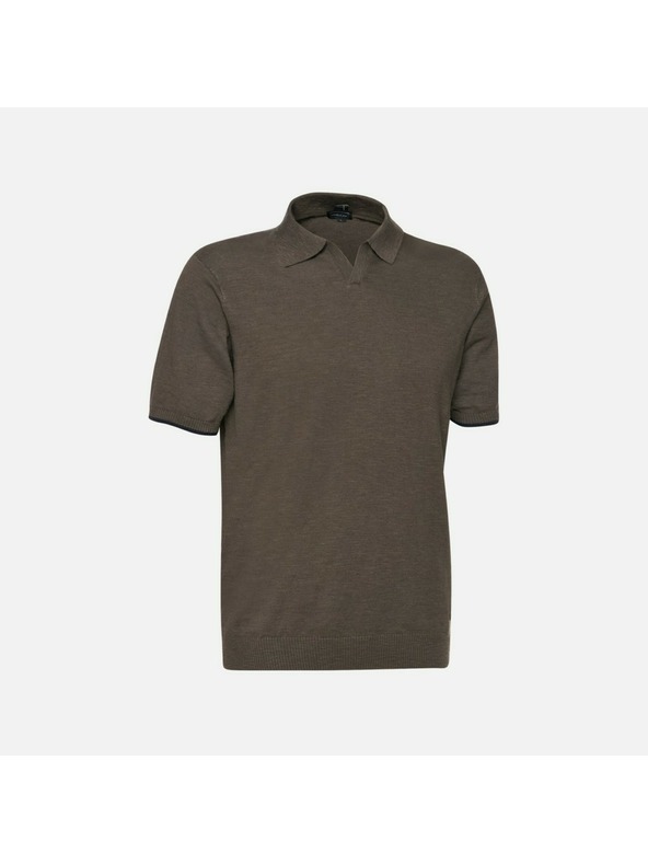 Geox Khaki muško polo majica Geox Knit