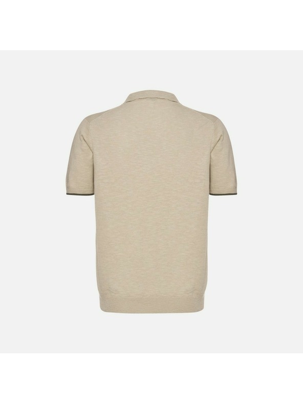 Geox Bež muško polo majica Geox Knit