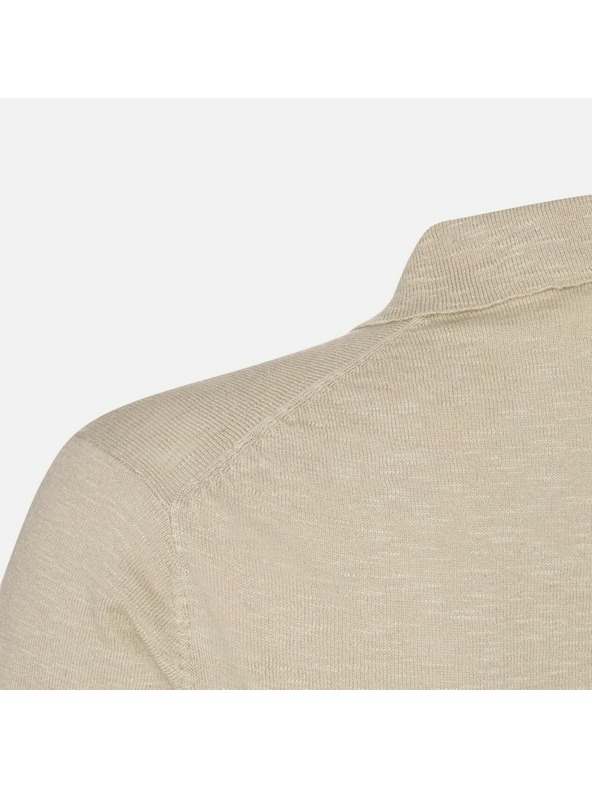 Geox Bež muško polo majica Geox Knit