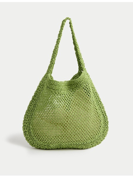 Marks & Spencer Tkana torba za kupovinu Marks & Spencer zelena