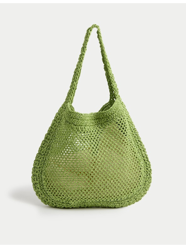 Marks & Spencer Tkana torba za kupovinu Marks & Spencer zelena