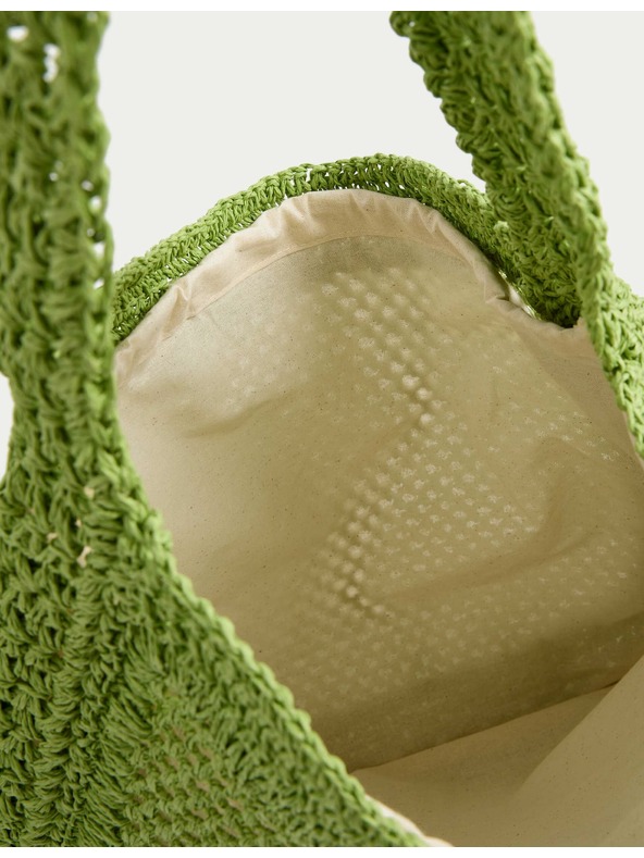 Marks & Spencer Tkana torba za kupovinu Marks & Spencer zelena