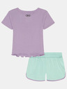 Under Armour Djevojčački set Under Armour UA BABY TEE KNIT SHORT SET
