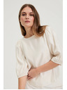 Moodo Košulja s naduvenim rukavima kremasta Moodo