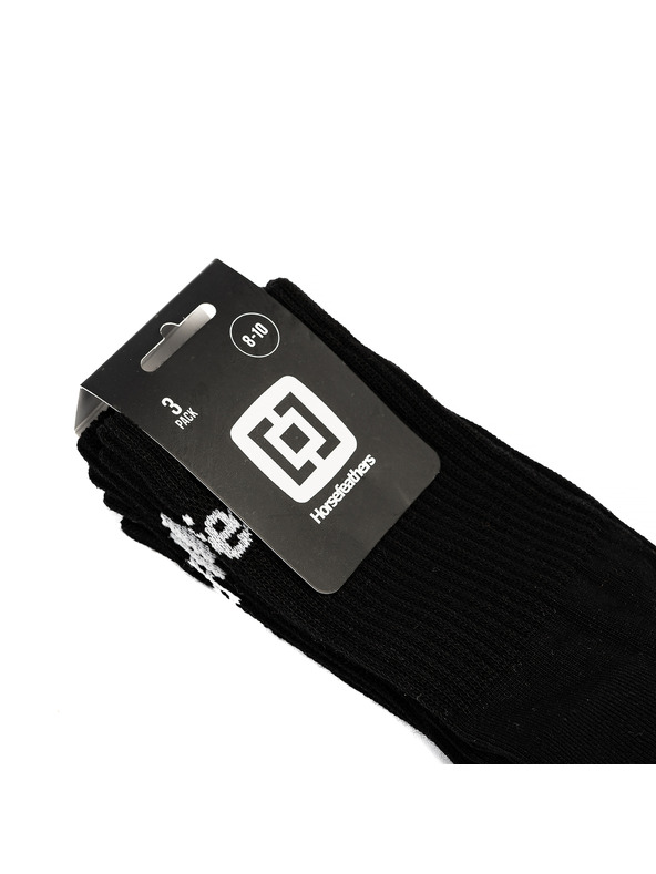 Horsefeathers Čarape Delete Premium Wmns 3Pack - black