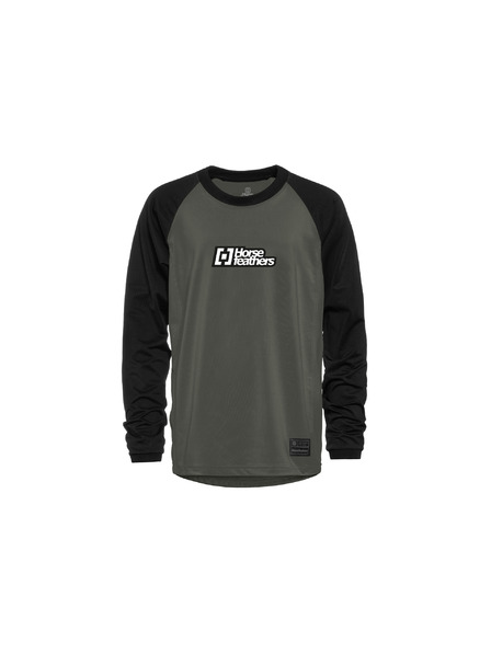 Horsefeathers Dječji bike dres Spike LS - chimera/crna