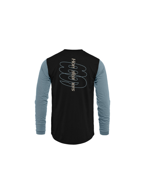 Horsefeathers Biciklističke majice Fury LS - black/citadel