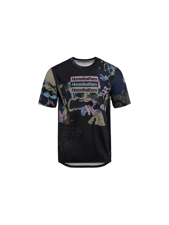 Horsefeathers Biciklističko majice Quantum - doodle