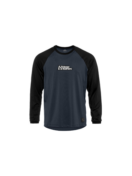 Horsefeathers Biciklistički dres Spike LS - indigo/black