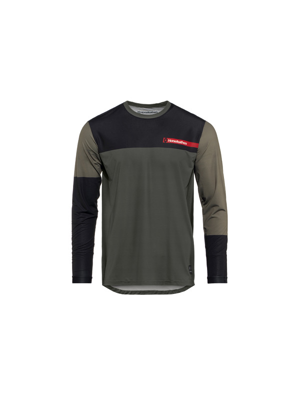 Horsefeathers Biciklističko majice Quantum LS - chimera/walnut