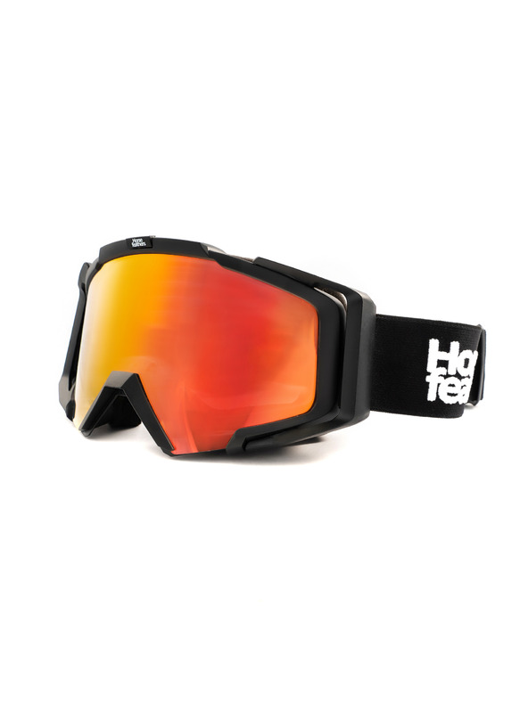Horsefeathers MTB naočale Patriot - crna/ogledalo crvena