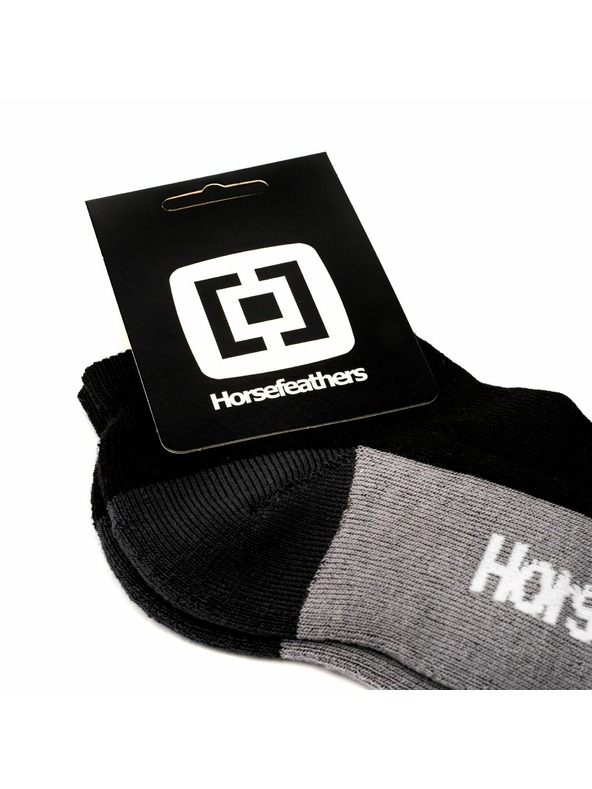 Horsefeathers Čarape Colton - black