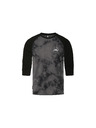 Horsefeathers Majica Global Raglan - crna/tie dye