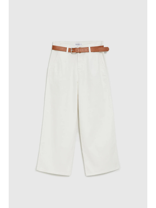 Moodo Traperice sa sirkim nogavicama bijele Moodo