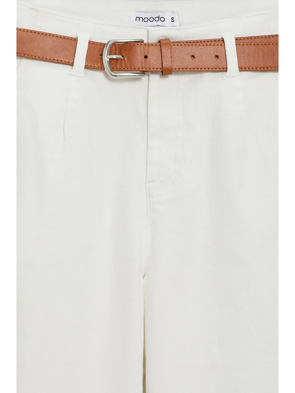 Moodo Traperice sa sirkim nogavicama bijele Moodo