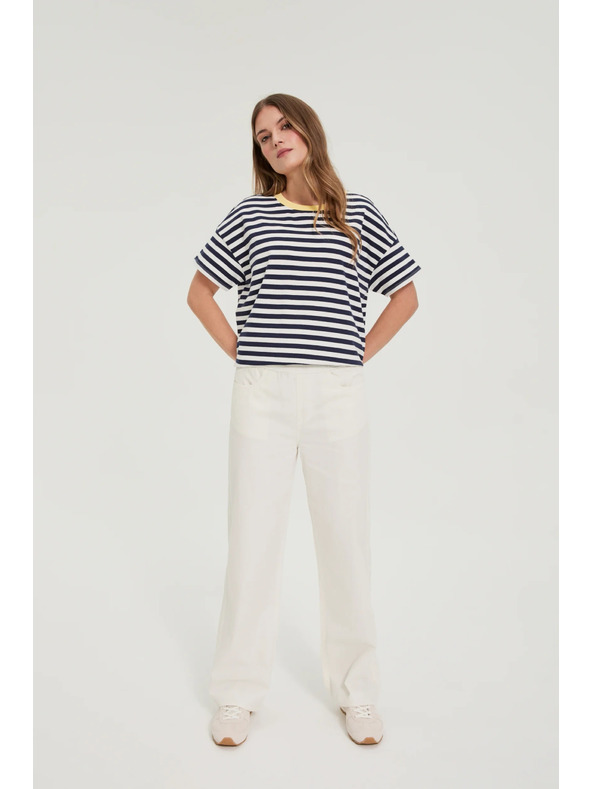 Moodo Traperice sa sirkim nogavicama bijele Moodo