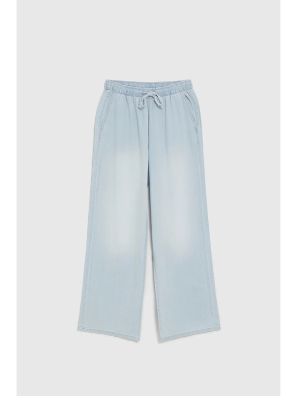 Moodo Traperice širokih nogavica plave Moodo