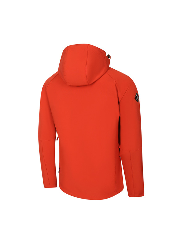 ALPINE PRO Muška softshell jakna s membranom ALPINE PRO HOOR red clay