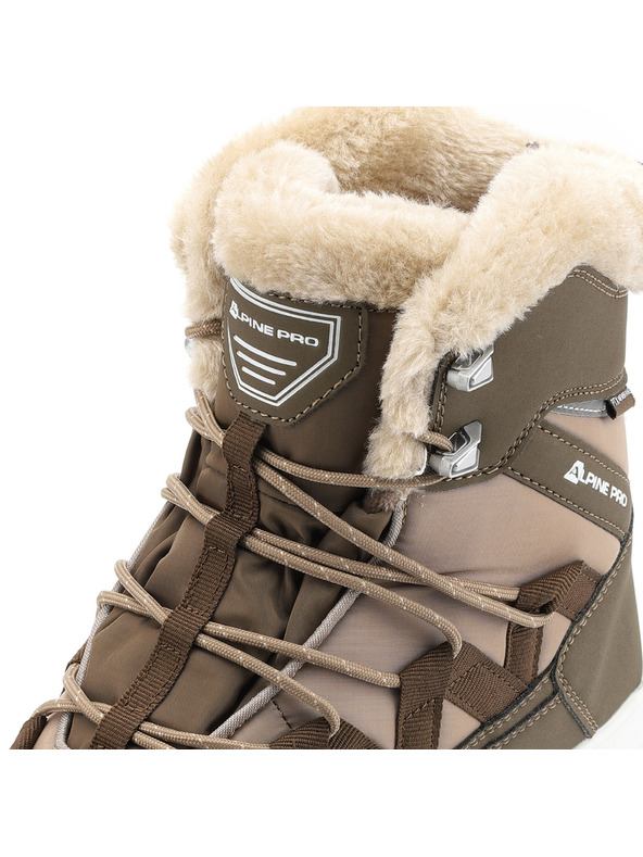 ALPINE PRO Ženska zimska obuća s ptx membranom ALPINE PRO IKEDA chocolate chip
