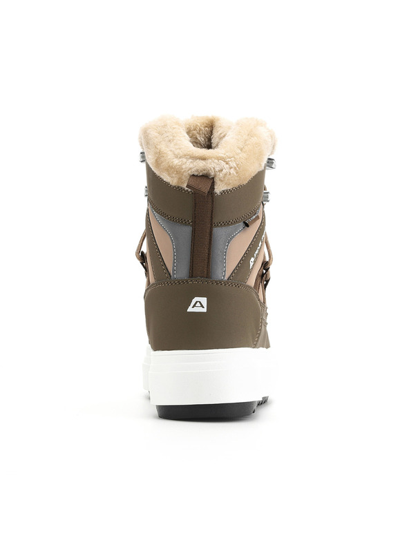 ALPINE PRO Ženska zimska obuća s ptx membranom ALPINE PRO IKEDA chocolate chip